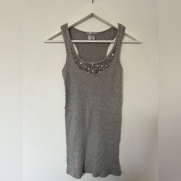 Y2K GREY TANK - Picture 1 of 2
